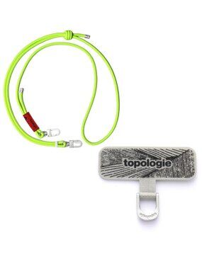 Topologie 6mm Rope Crossbody Adjustable Strap w/ Phone Case Adapter Hook Ring